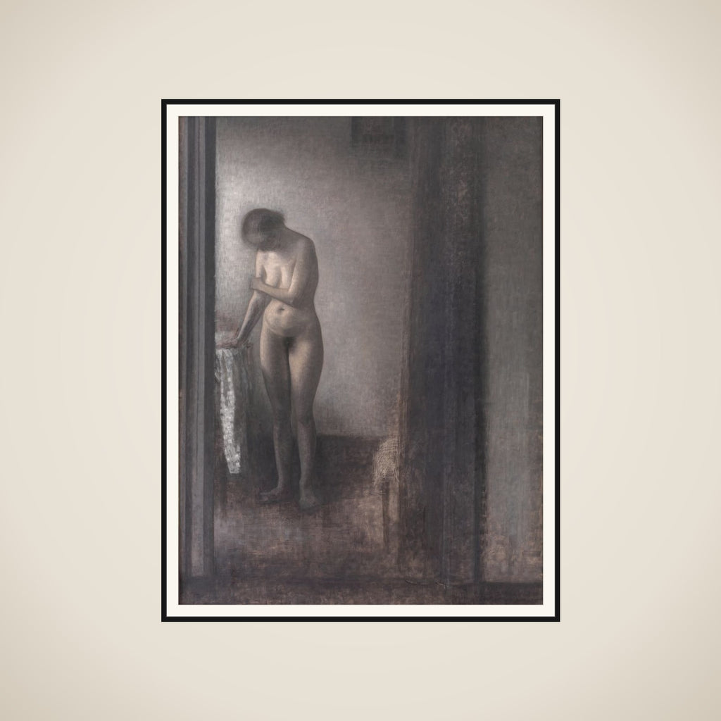 Stående nøgen kvinde framed