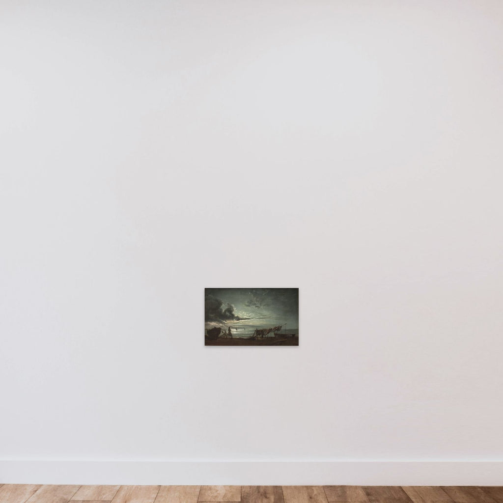 Ved den napolitanske golf. Måneskin unframed — shown to scale