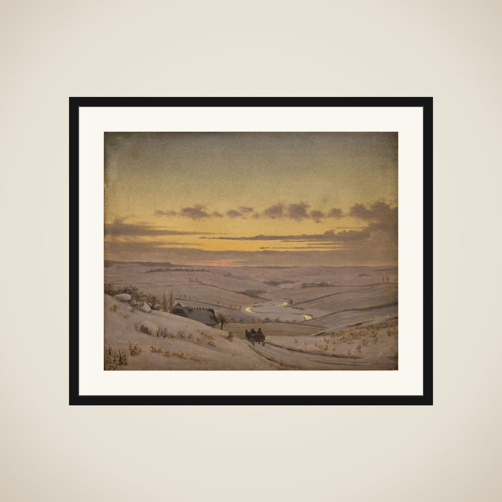Vinteraften ved Susåen framed