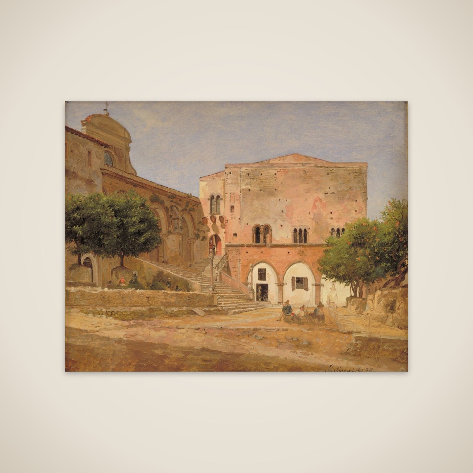 Torvet i Priverno unframed print