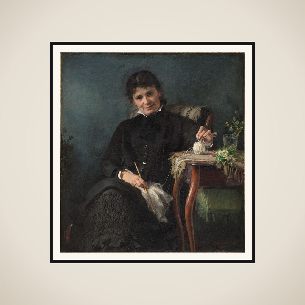 Anna Seekamp. Kunstnerens søster framed