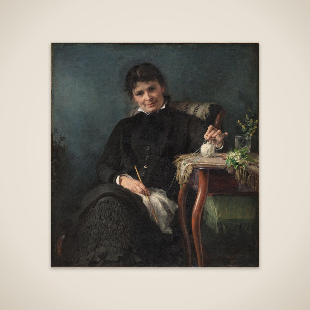 Anna Seekamp. Kunstnerens søster unframed print