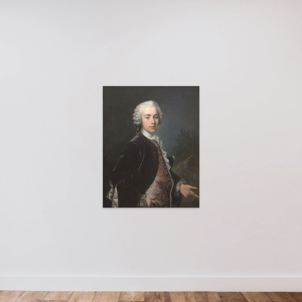 Portræt af Frederik Berregaard unframed — shown to scale