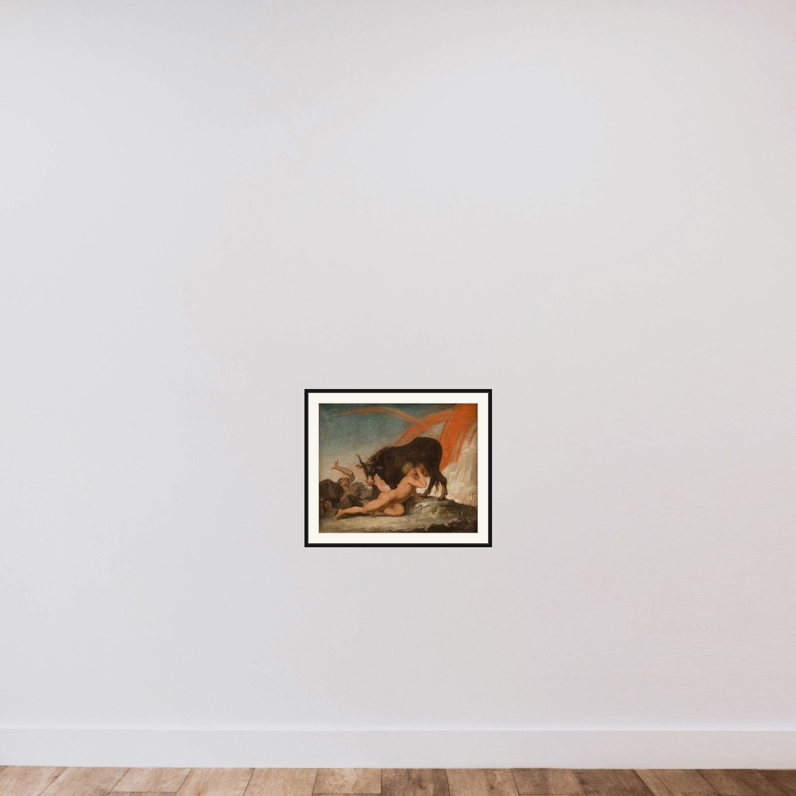 Ymer dier koen Ødhumbla framed — shown to scale