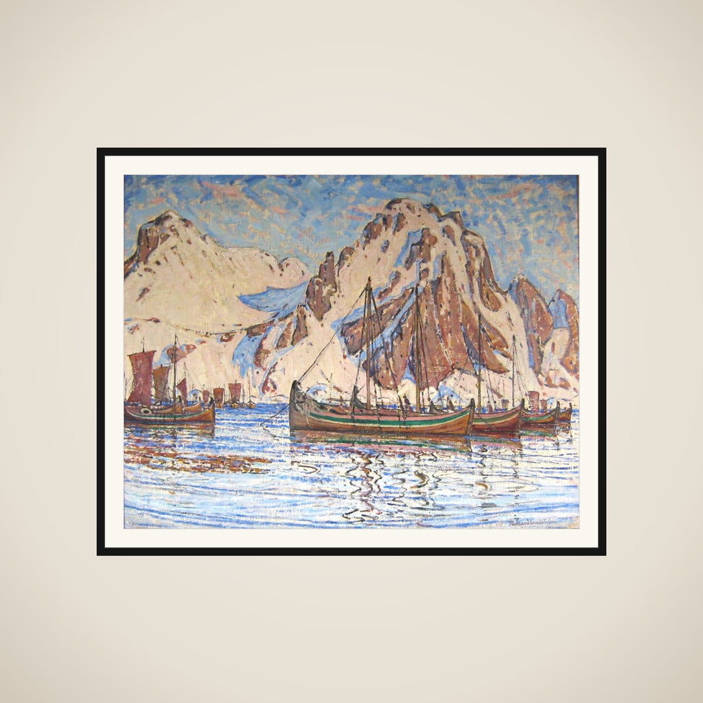 Billede fra Lofoten framed