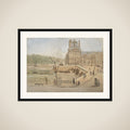 Studie fra Pont Royal i Paris framed