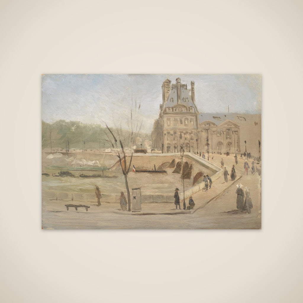 Studie fra Pont Royal i Paris unframed print