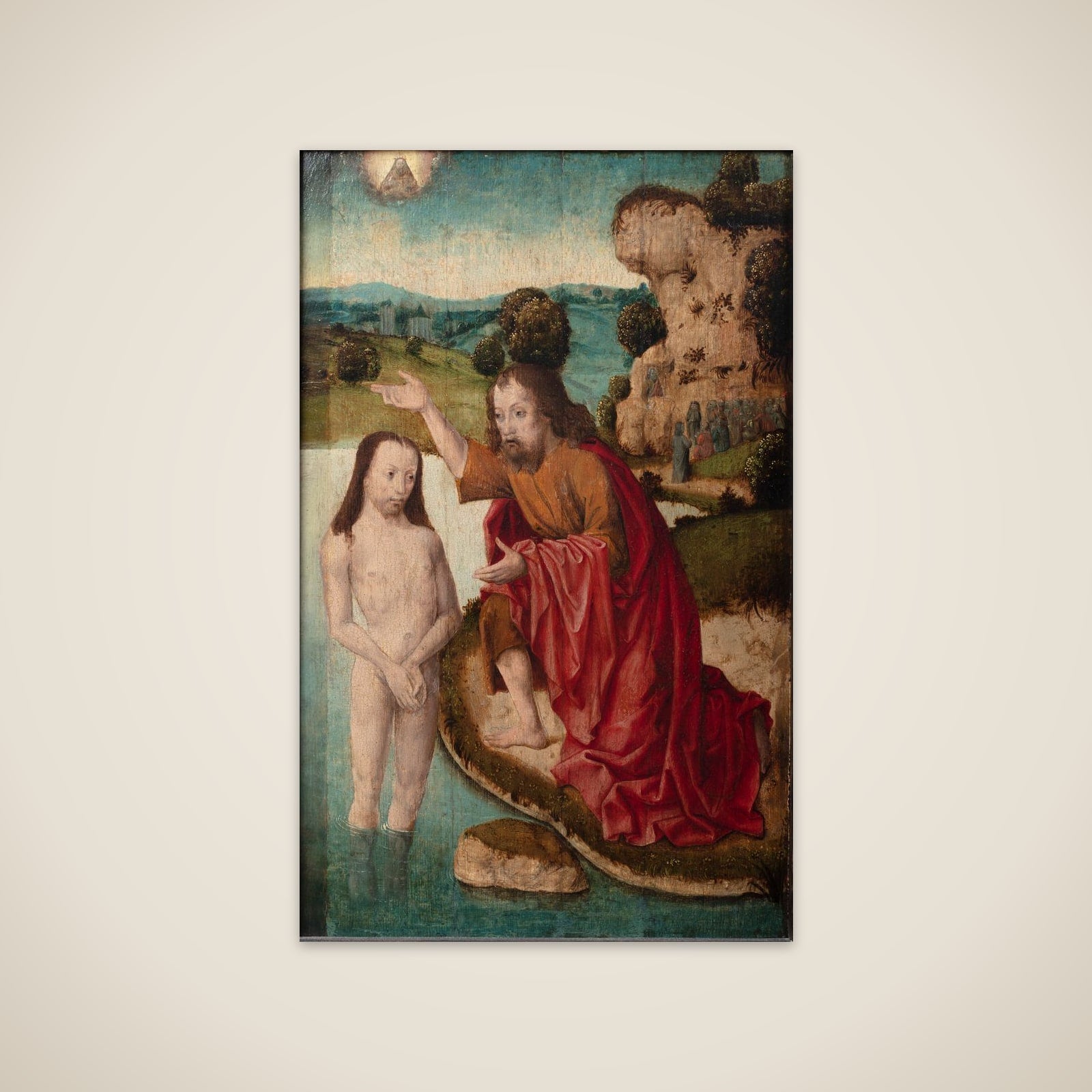 Kristi dåb unframed print