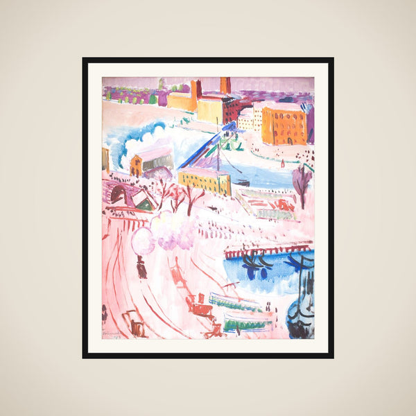 Stockholmsbillede framed