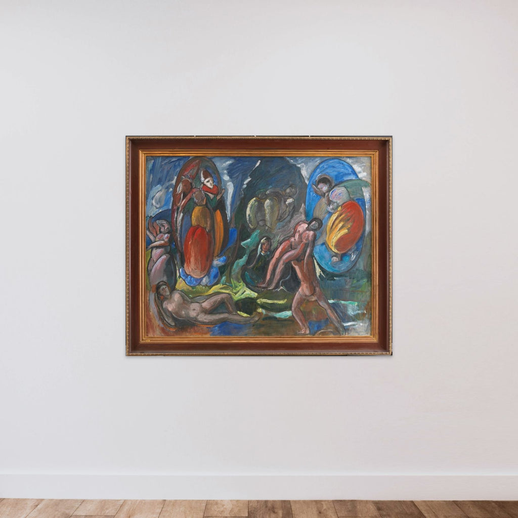Evas skabelse. Komposition. Opus II unframed — shown to scale