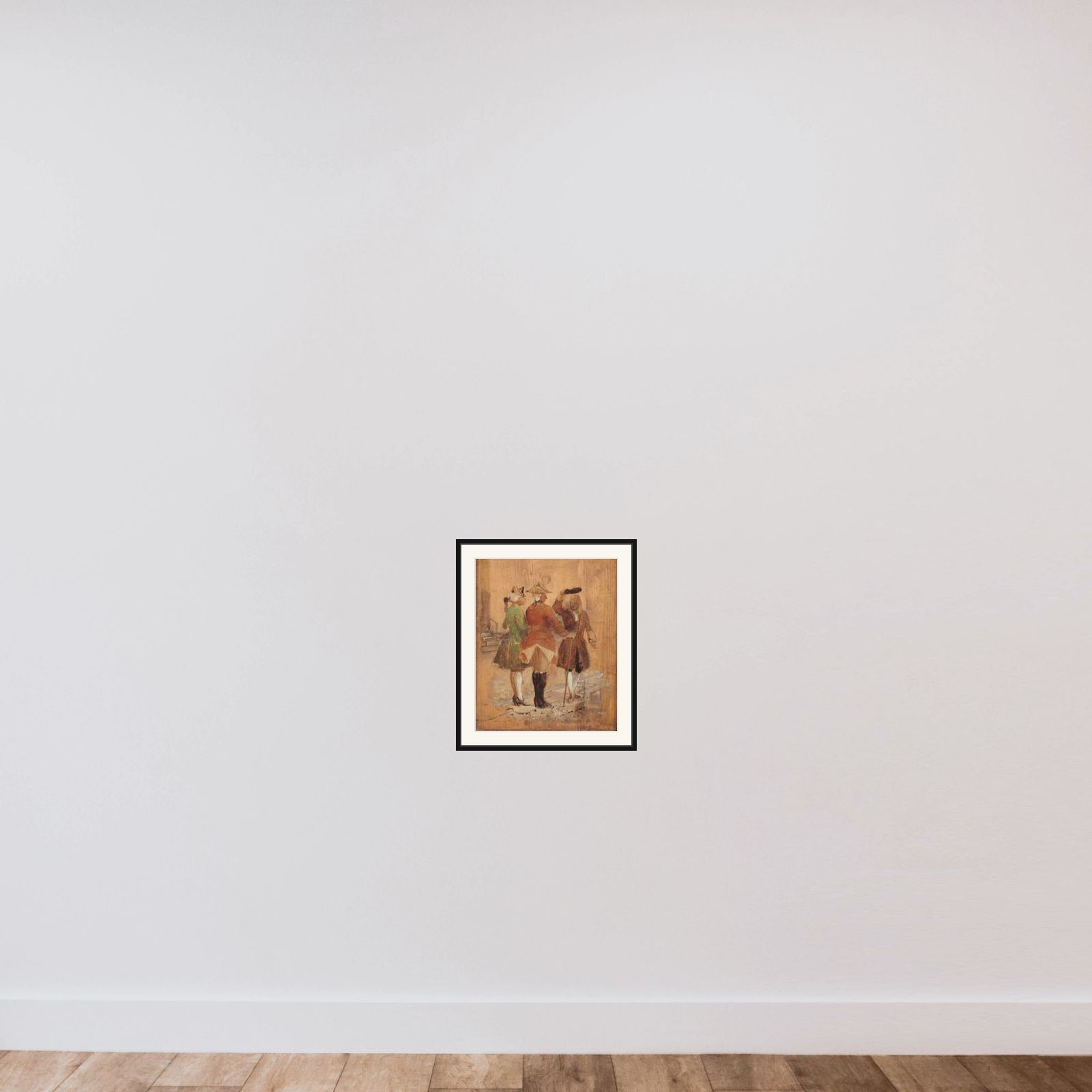 Holberg går af vejen for Jacob von Thyboe og Jean de France framed — shown to scale