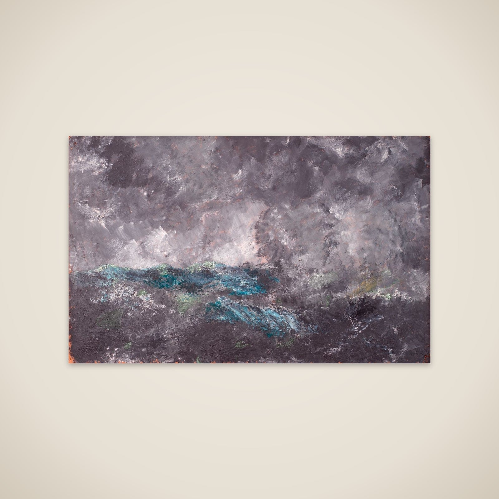 Uvejr i Skærgården. "Den flyvende hollænder", Dalarö unframed print