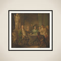 Hyldest til Benjamin Franklin framed