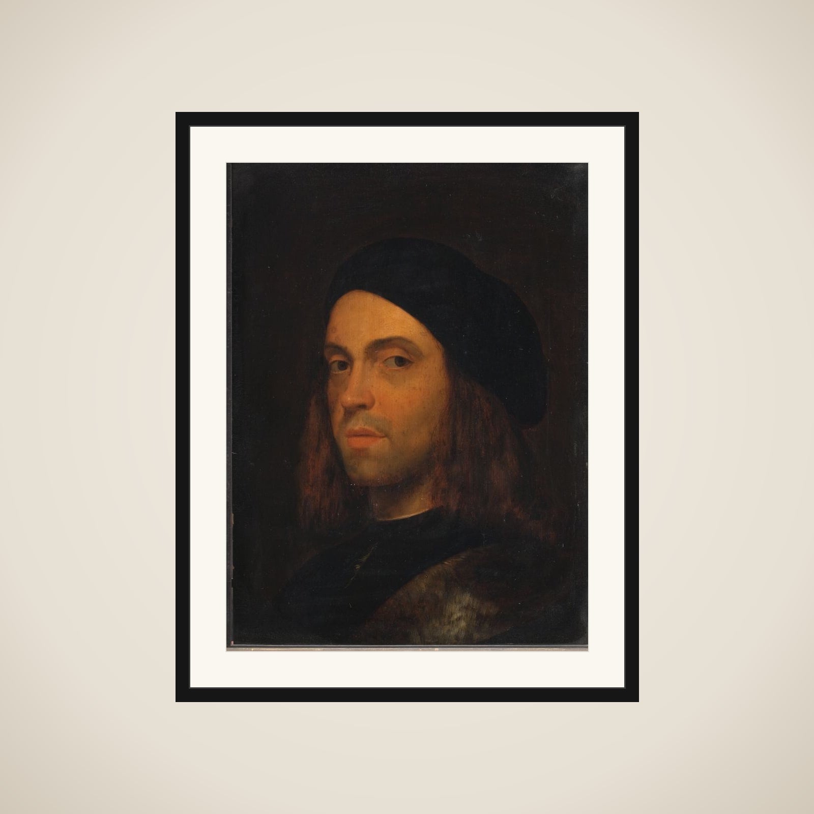 Mandsportræt framed