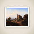 Slottet Büresheim ved Eifelfloden framed