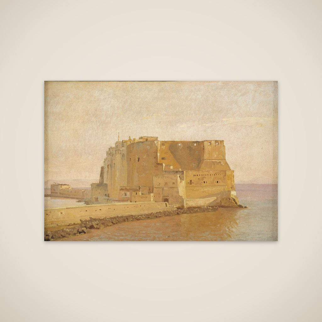 Castel dell'Ovo i Napoli unframed print