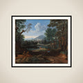 Arkadisk landskab framed