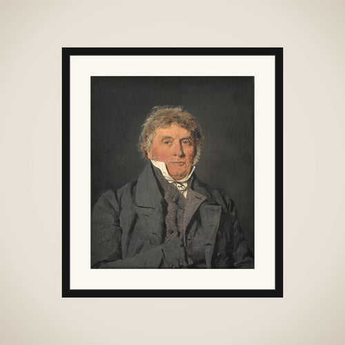 Bagermester Peter Berendt Købke, kunstnerens fader framed