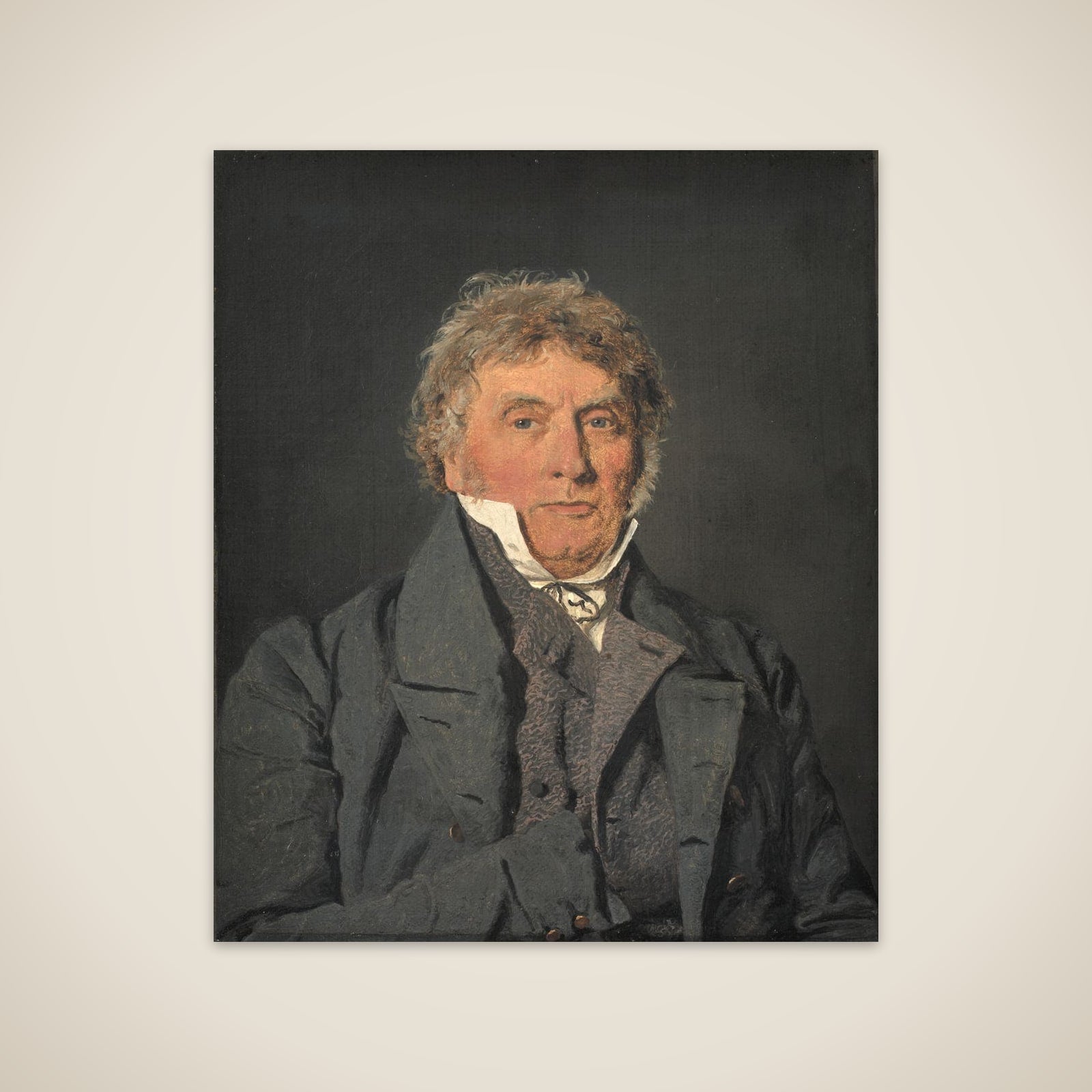 Bagermester Peter Berendt Købke, kunstnerens fader unframed print