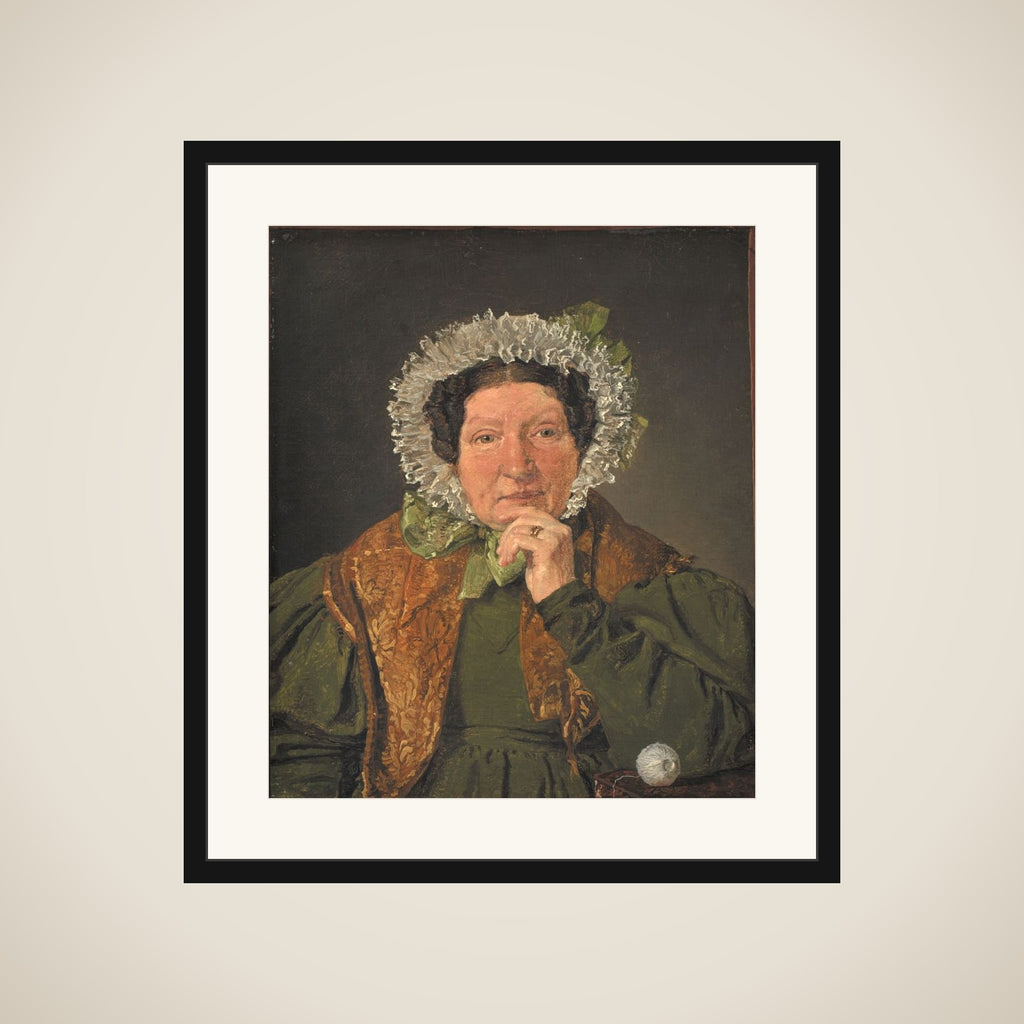 Cecilia Margrethe Købke, født Petersen, kunstnerens moder framed