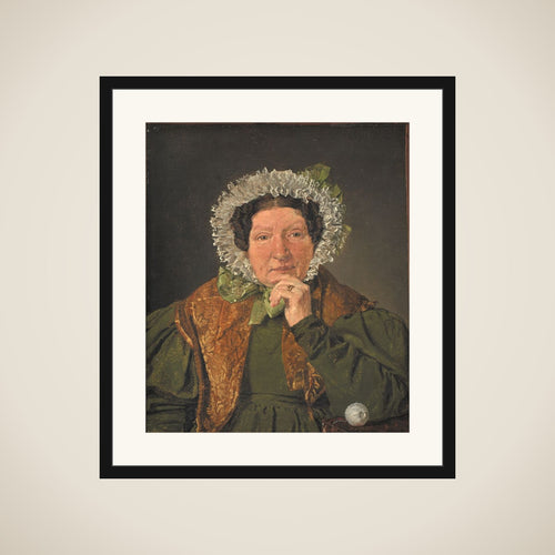 Cecilia Margrethe Købke, født Petersen, kunstnerens moder framed