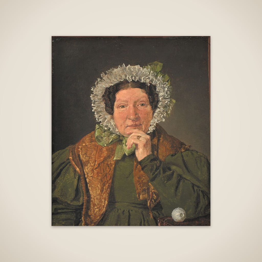 Cecilia Margrethe Købke, født Petersen, kunstnerens moder unframed print