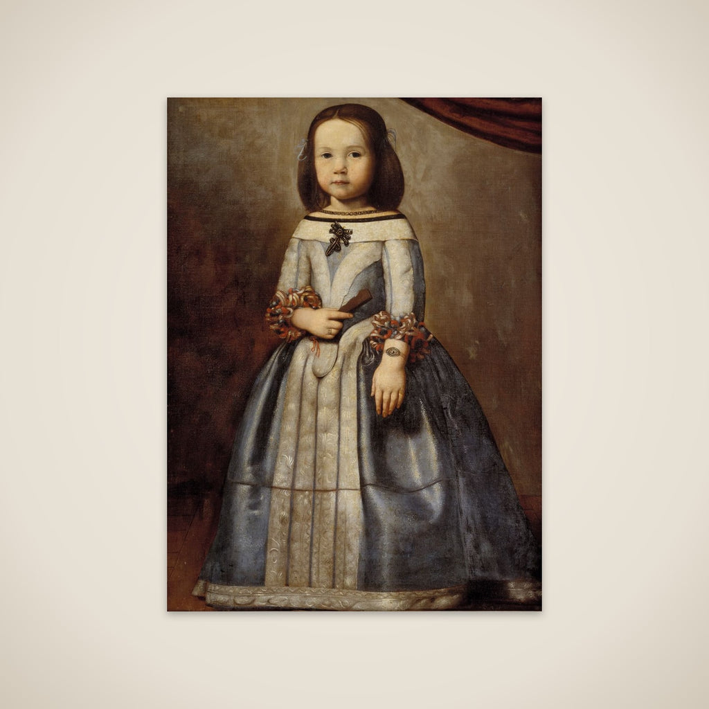 Portræt af Laura Chigi unframed print