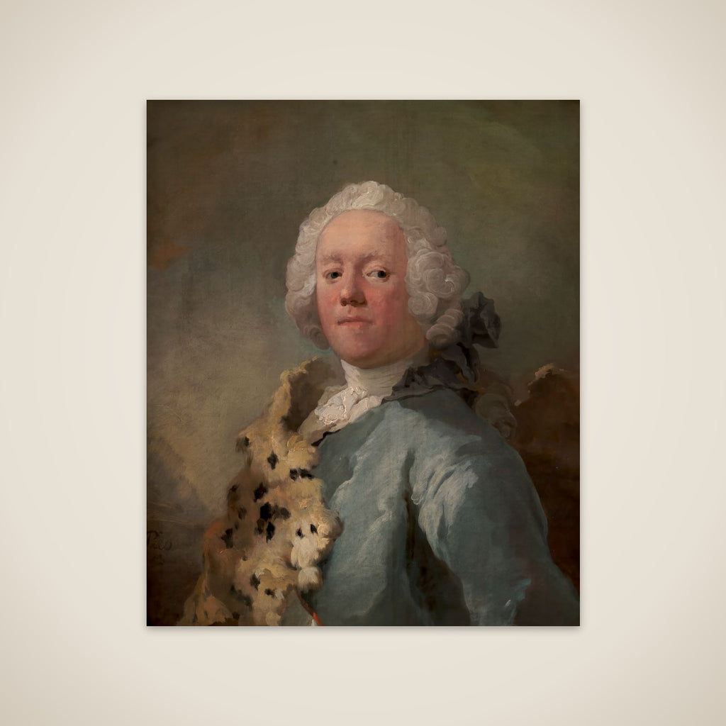 Portræt af greve Jørgen Scheel unframed print