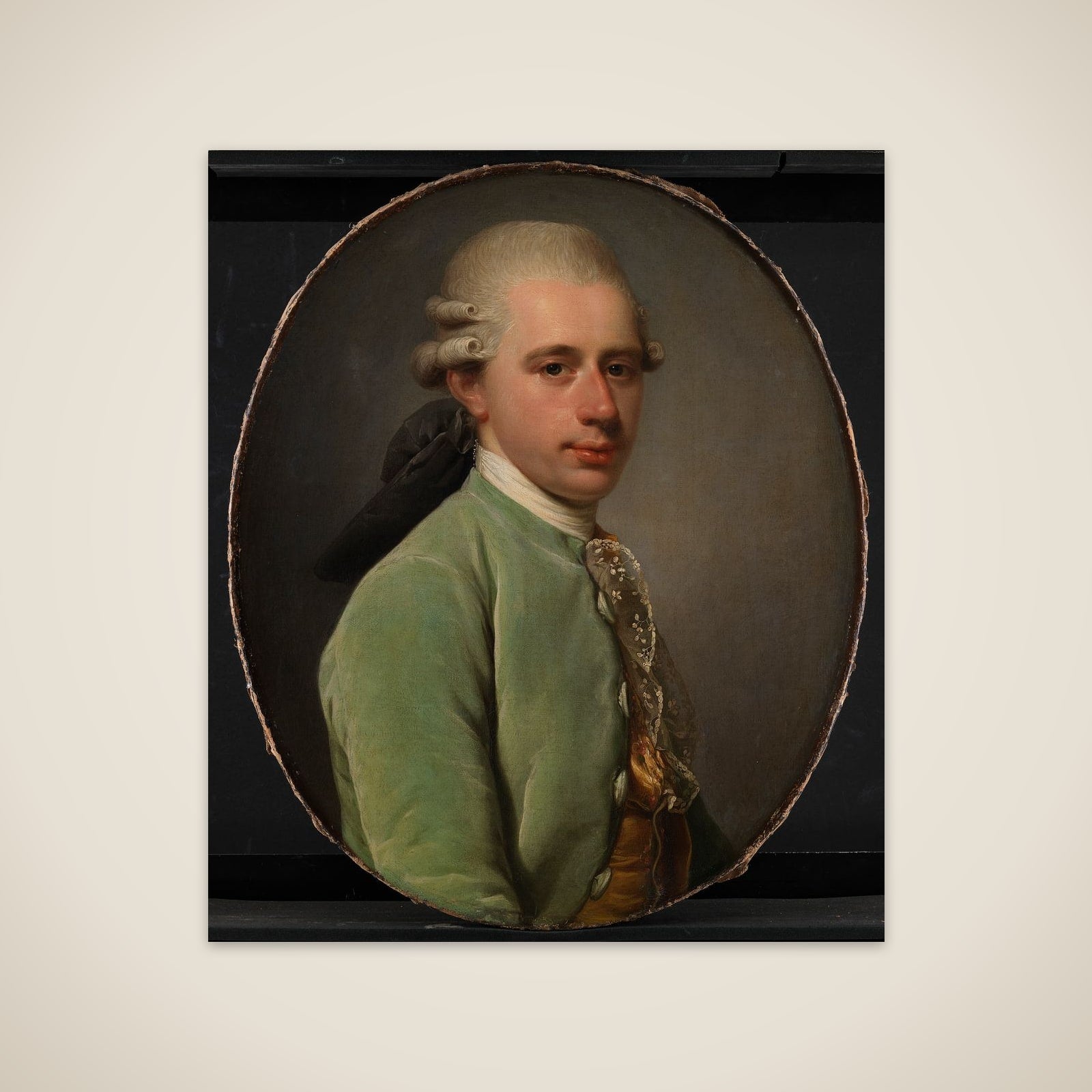 Generalpostdirektør Frederik Hauch som ung unframed print