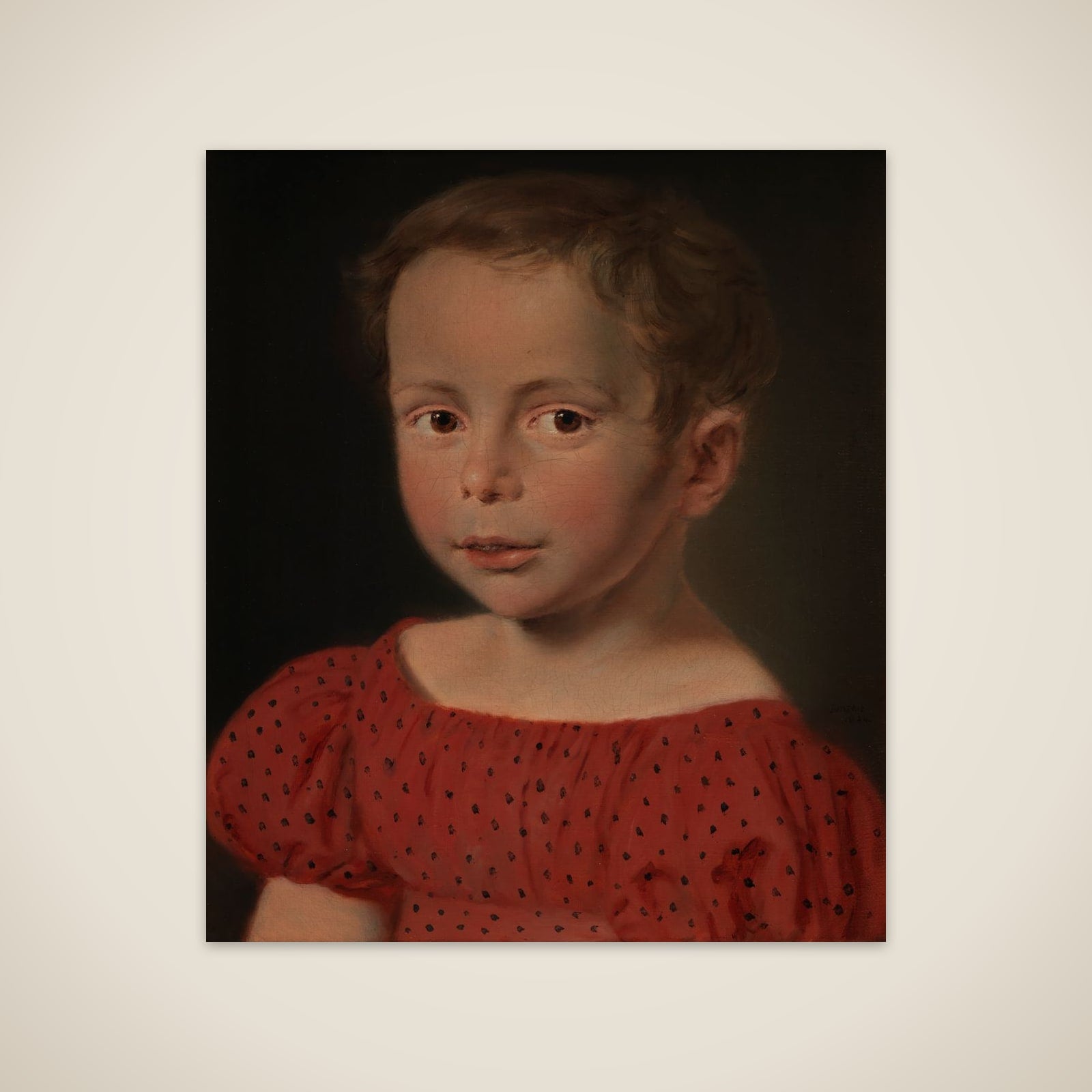 Barneportræt unframed print