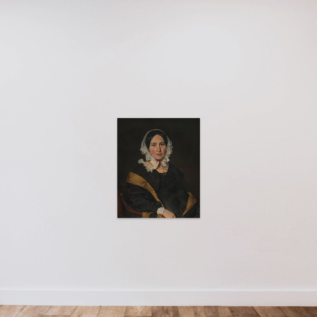 Cathrine Jensen, f. Lorenzen, kunstnerens hustru unframed — shown to scale