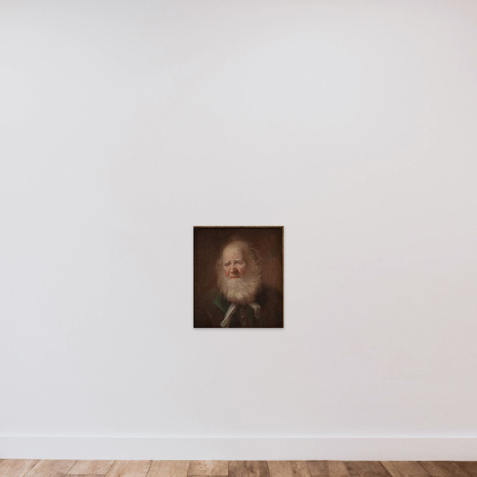 Portræt af Christian Jacobsen Drakenberg unframed — shown to scale