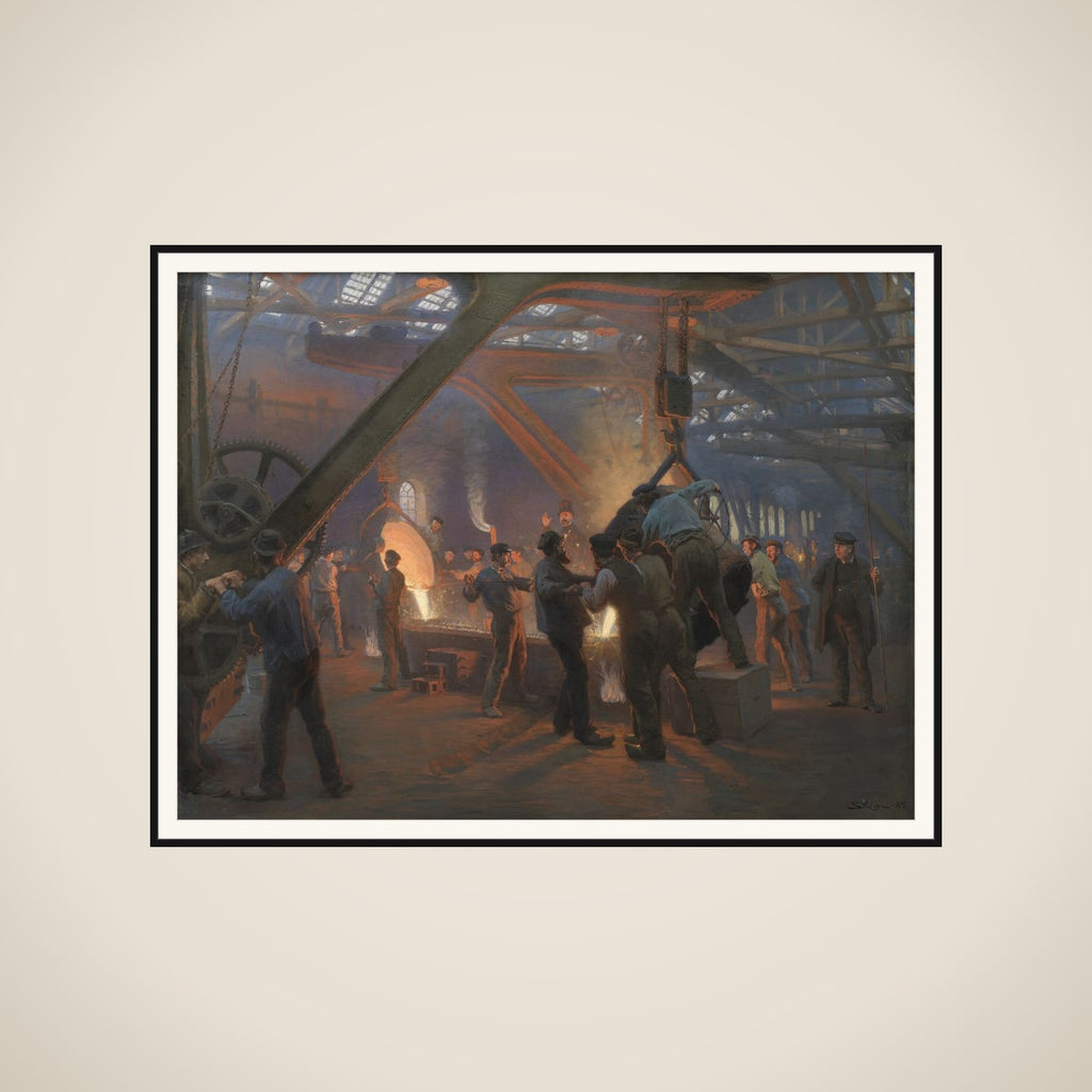 Fra Burmeister & Wains jernstøberi framed