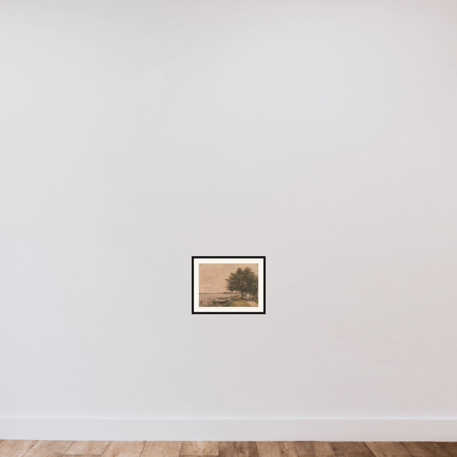 Parti fra Dosseringen mod Nørrebro framed — shown to scale