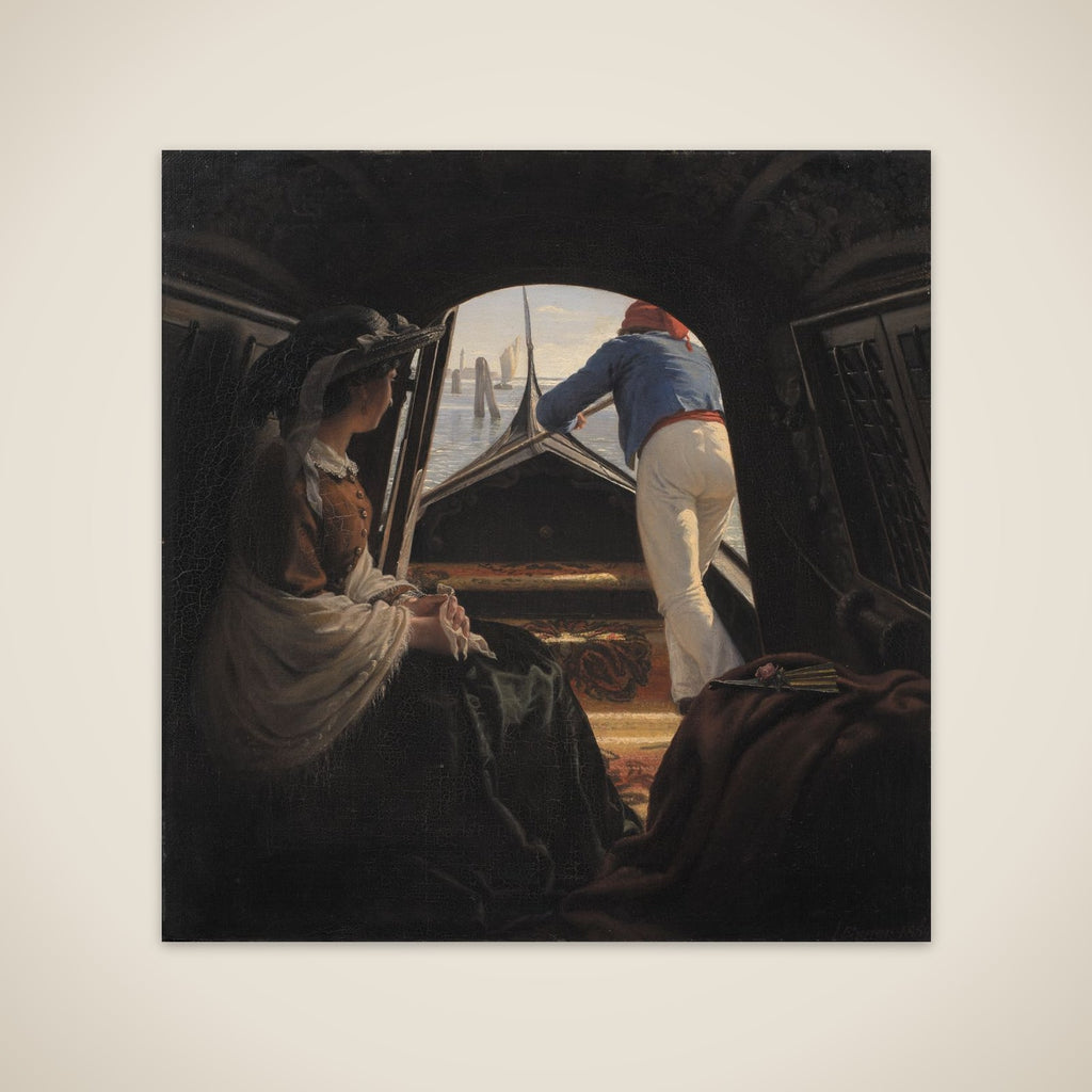 En gondol unframed print