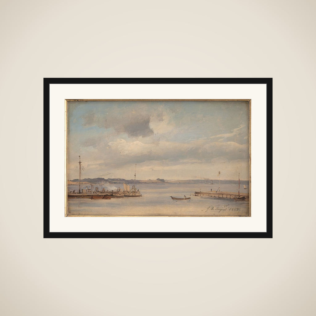 En bådehavn. Humlebæk framed