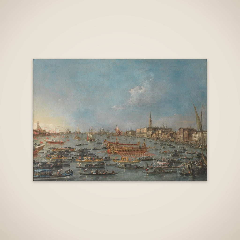 Bucintoro-festen i Venedig unframed print