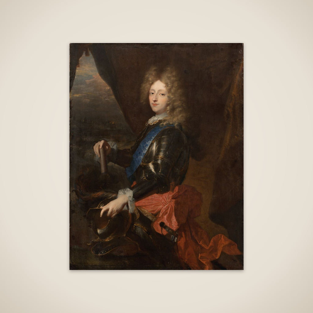 Portræt af kong Frederik IV som prins unframed print