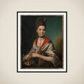 Anna Elisabeth Battier, f. Storp framed