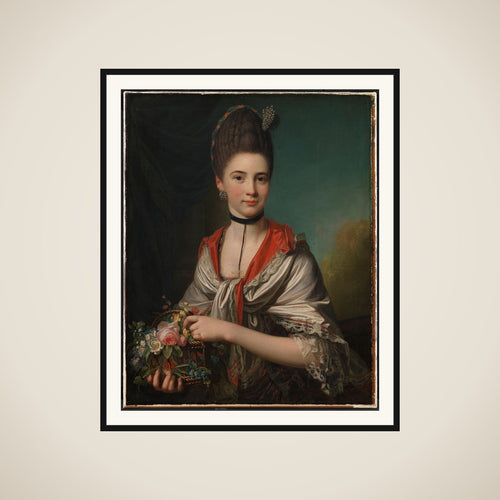 Anna Elisabeth Battier, f. Storp framed