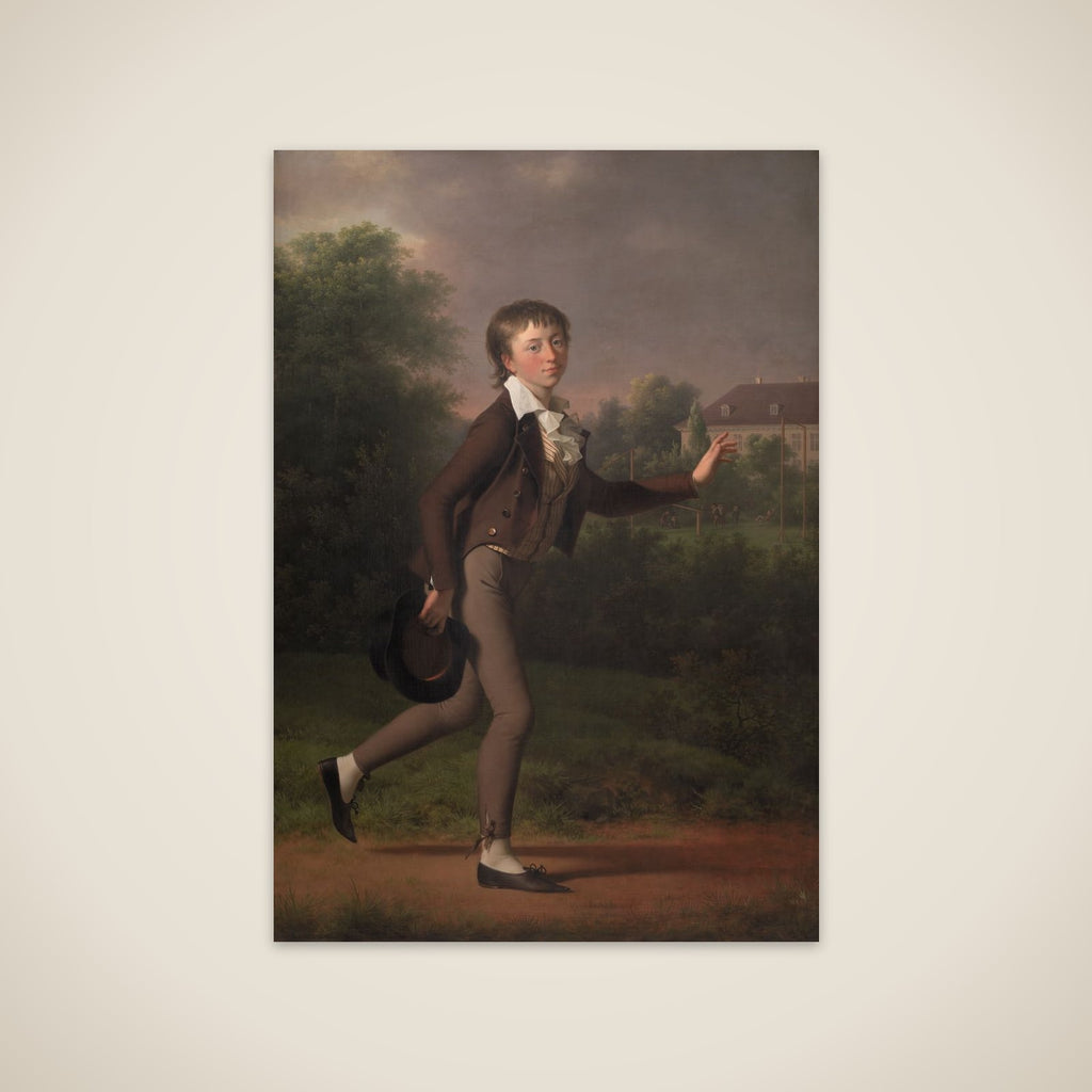 Løbende dreng. Marcus Holst von Schmidten unframed print
