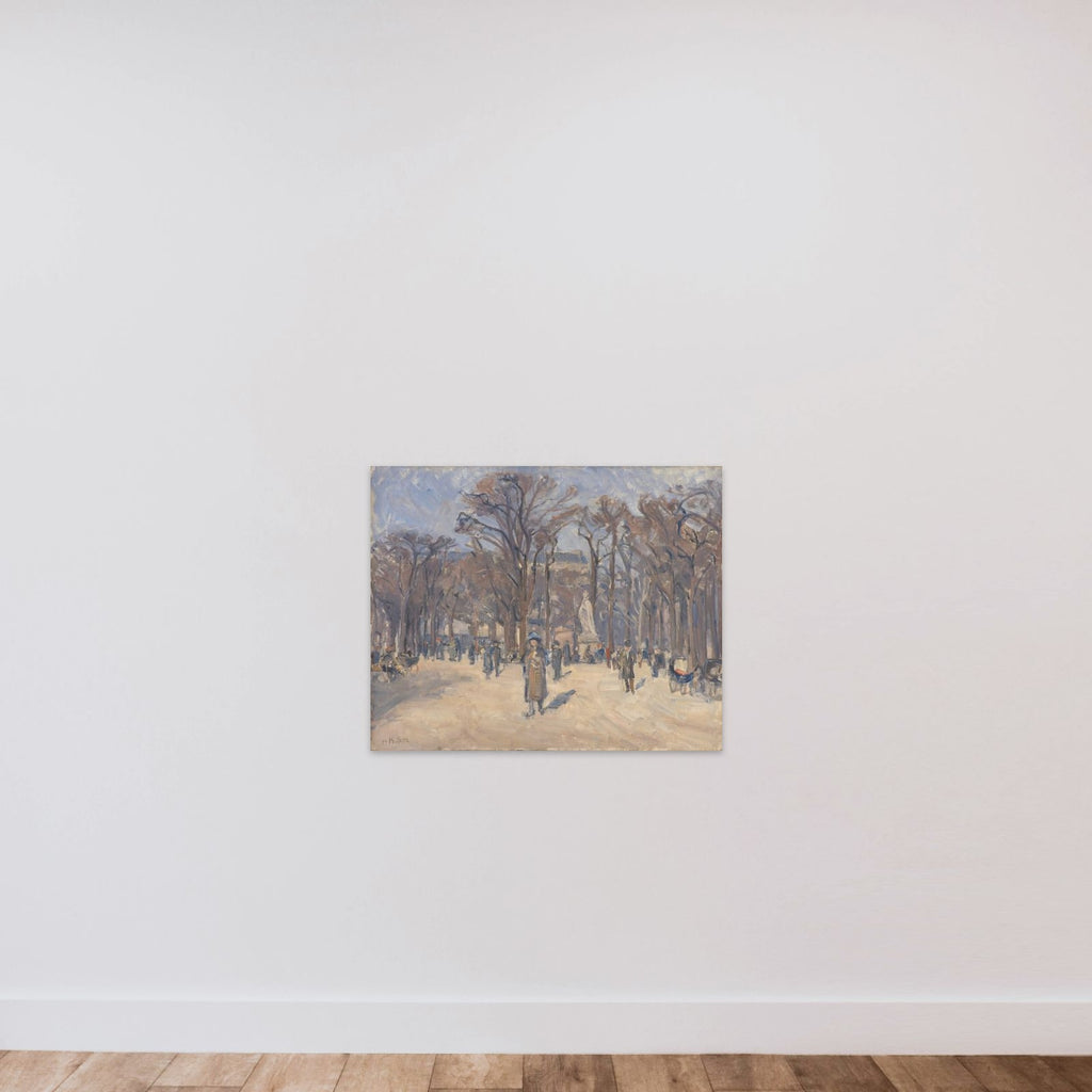 Martsdag i Luxembourghaven unframed — shown to scale