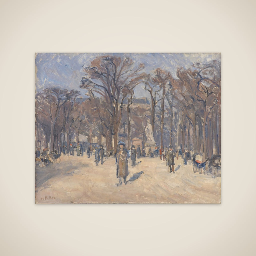 Martsdag i Luxembourghaven unframed print