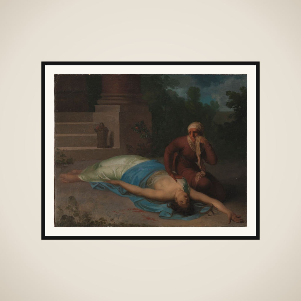 Den døende Messalina og hendes moder framed