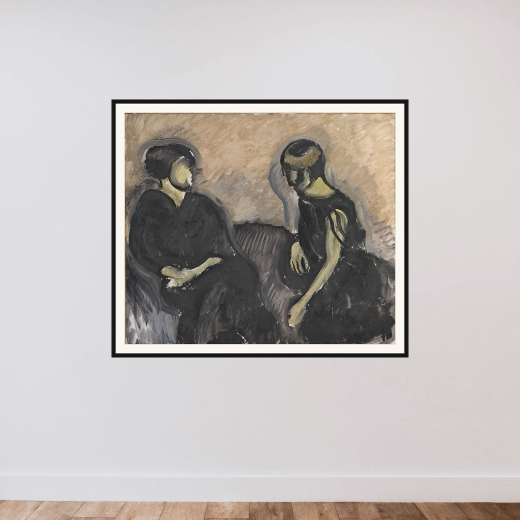 To damer framed — shown to scale