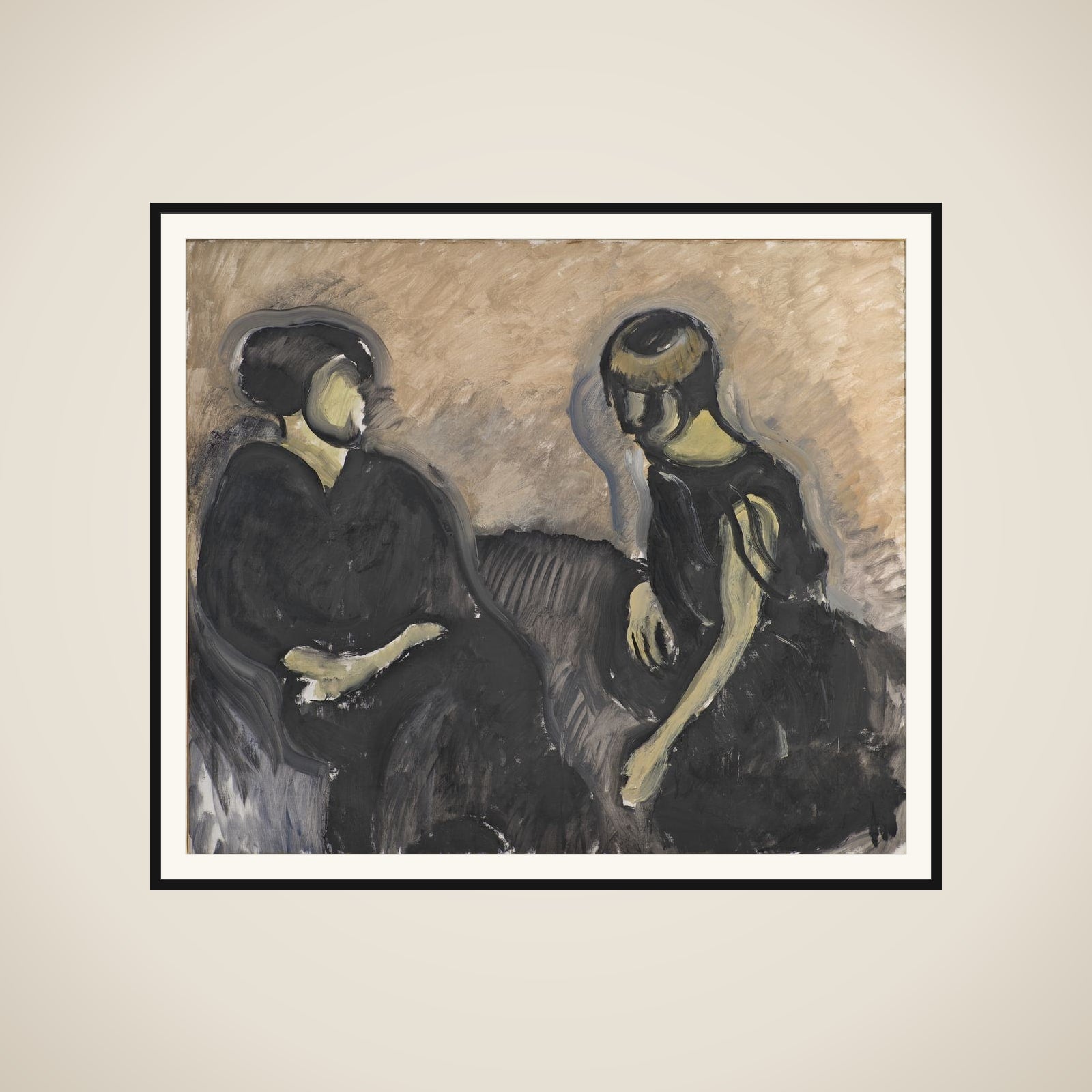 To damer framed