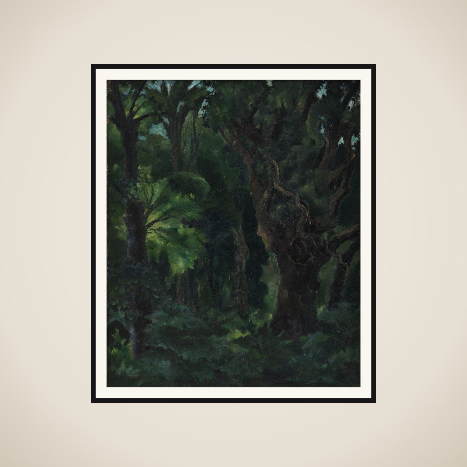 Skovlandskab. "Den nordiske skov" framed