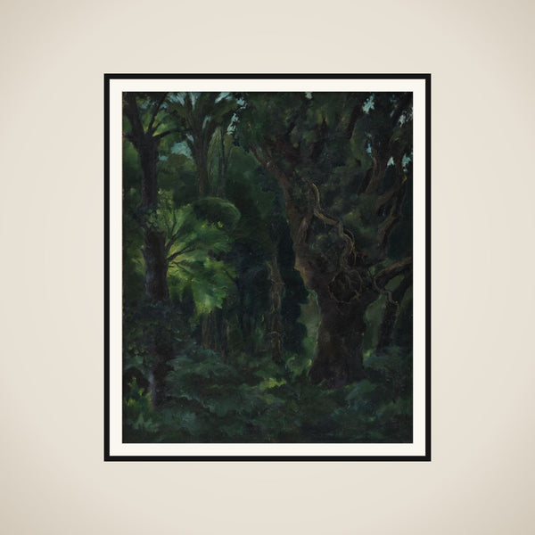Skovlandskab. "Den nordiske skov" framed