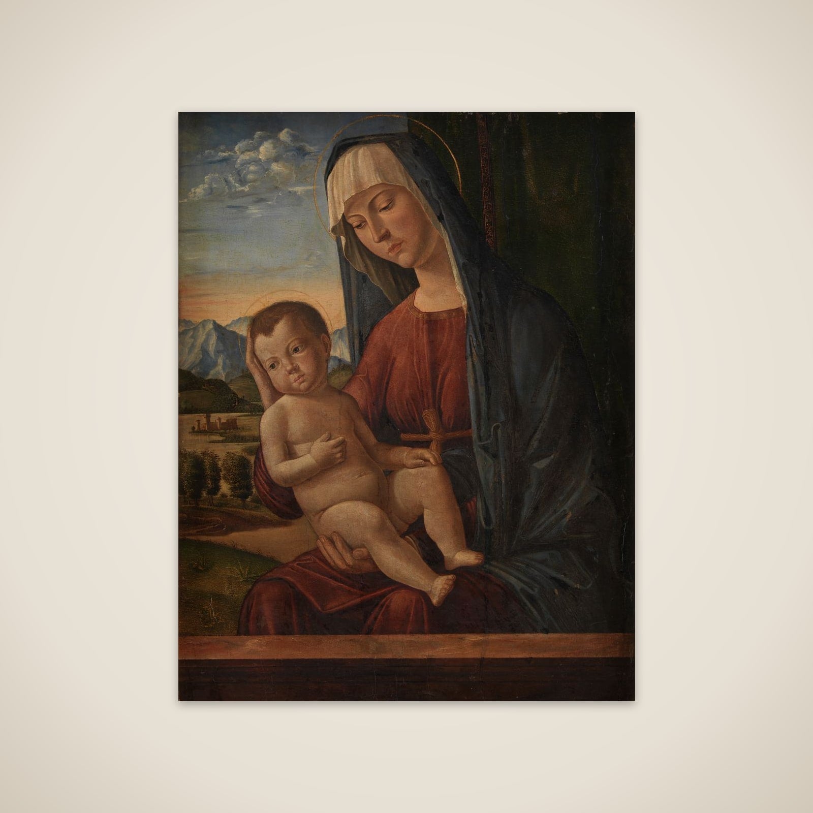 Madonna med Barnet unframed print
