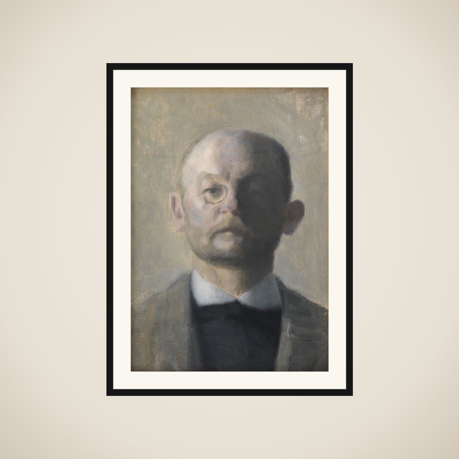 Maleren Kristian Zahrtmann framed
